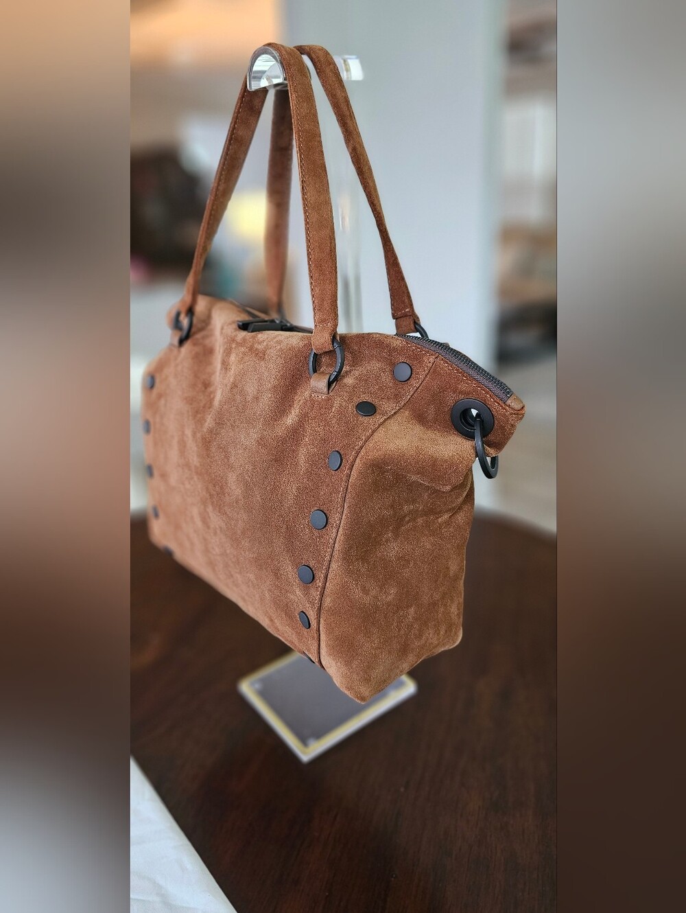 Hammitt Daniel | Mahogany Suede​/​Bronze | Lrg - Picture 9 of 14